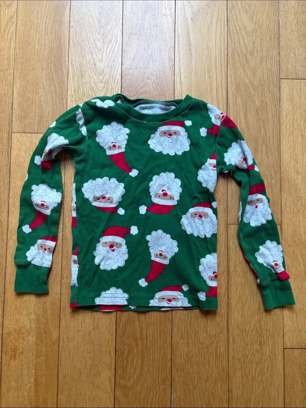 🎅Carter's Red & Green Santa Kids Pajama Set